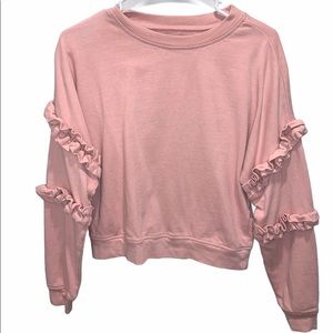 Sweater with Ruffles